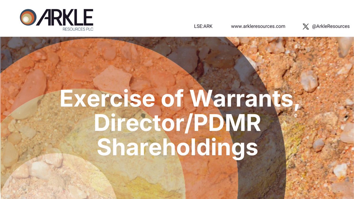 Arkle Resources PLC tweet media
