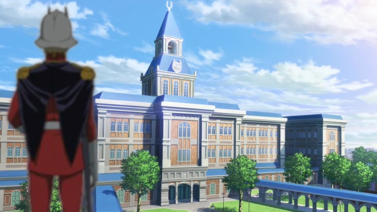 TrueBlueFields's tweet photo. So this is where that girl studies, huh... "Tracen..." is it supposed to mean "training center?" https://t.co/cb9Obtn1wO