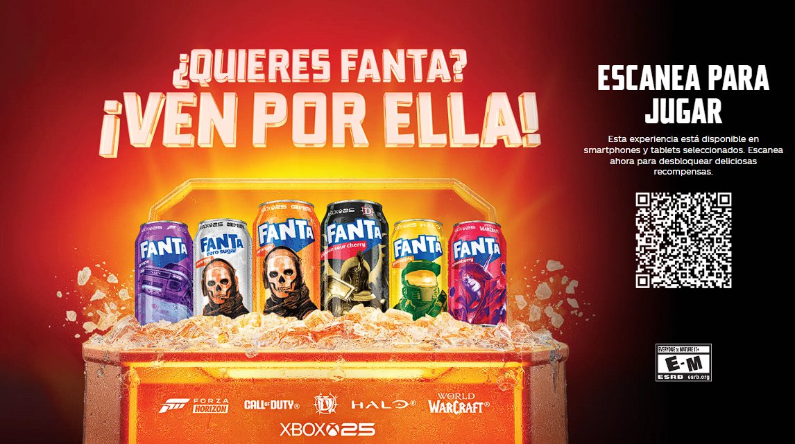 Proenix00's tweet image. [#Blizzard] Colaboración entre Fanta y Blizzard.

No es necesario comprar ningún producto.

&amp;gt; Accede desde un dispositivo móvil, regístrate y completa un sencillo minijuego:
coca-cola.com/us/es/ofertas/…

La promoción incluye obsequios para #WorldofWarcraft y #Diablo4