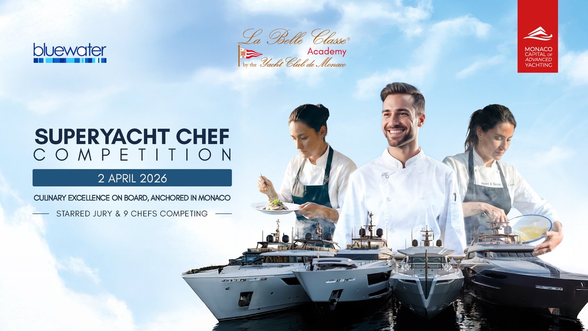 yachtclubmonaco's tweet image. #Yachting 🍽️ Quand la haute gastronomie rencontre l’univers du yachting ⚓  

👨‍🍳 9 chefs de super-yachts s’affrontent en direct pour sublimer un panier d’ingrédients imposés, sous l’œil d’un jury international.  

Suivre en direct  🎥 youtube.com/live/hbfTdNwuE…

  #YachtClubMonaco
