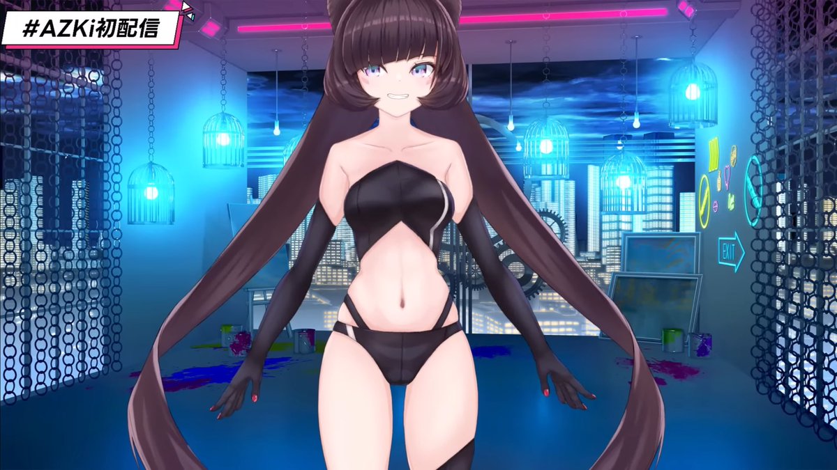 お昼頃に見るものではありませんでした。 #AZKi初配信