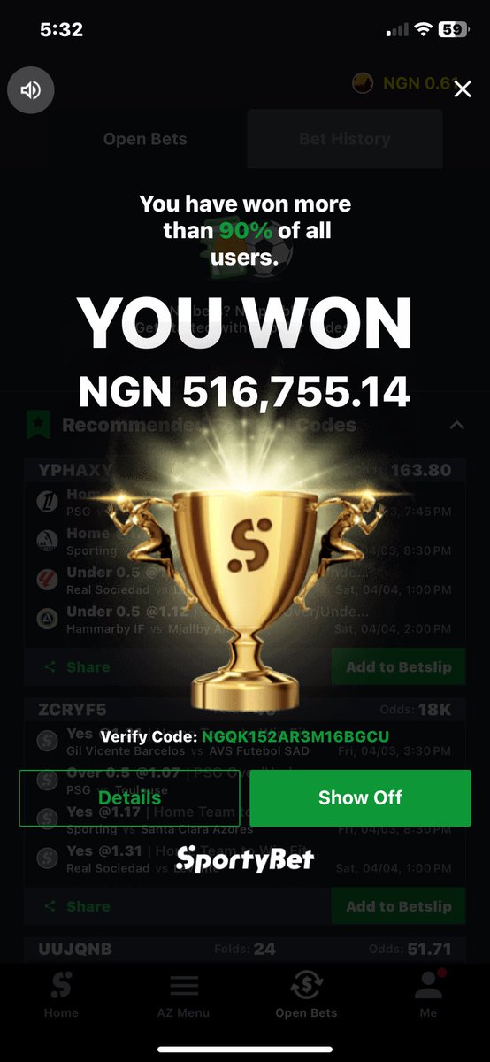 khalidofimo's tweet photo. 107odds bagged, April started well Alhamdulillah ❤️ https://t.co/ZlmPUVTQaJ