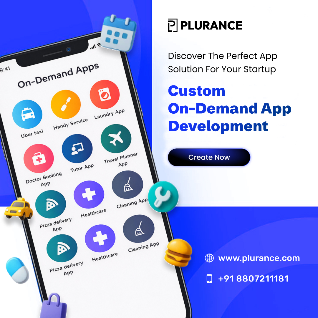plurancetech's tweet photo. Build any on-demand app with #Plurance – from food delivery to ride-sharing, healthcare, logistics &amp; more. 

Secure payments, real-time tracking &amp; multi-platform ready! 🚀

create yours 👉📞 +91 8807211181 | 💬 Telegram: @Pluranceteck

#OnDemandAppDevelopment #USA #UK #India https://t.co/d7bNdo0dUW