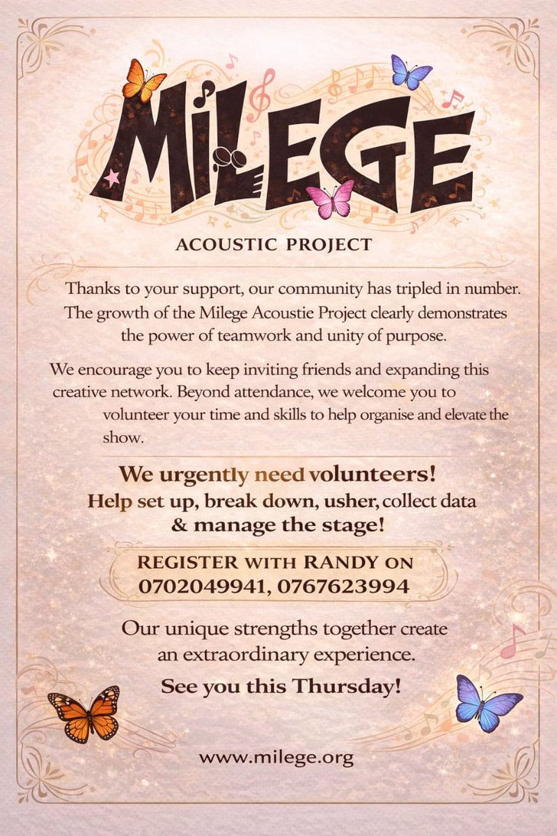 #MilegeAcousticProject tweet media