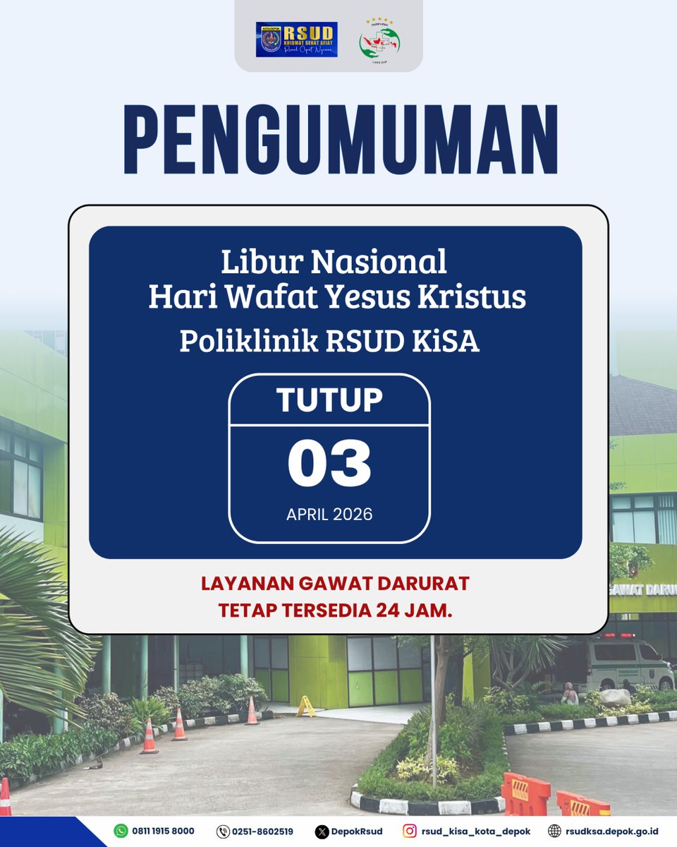 RSUD Khidmat Sehat Afiat Kota Depok (Official) tweet media