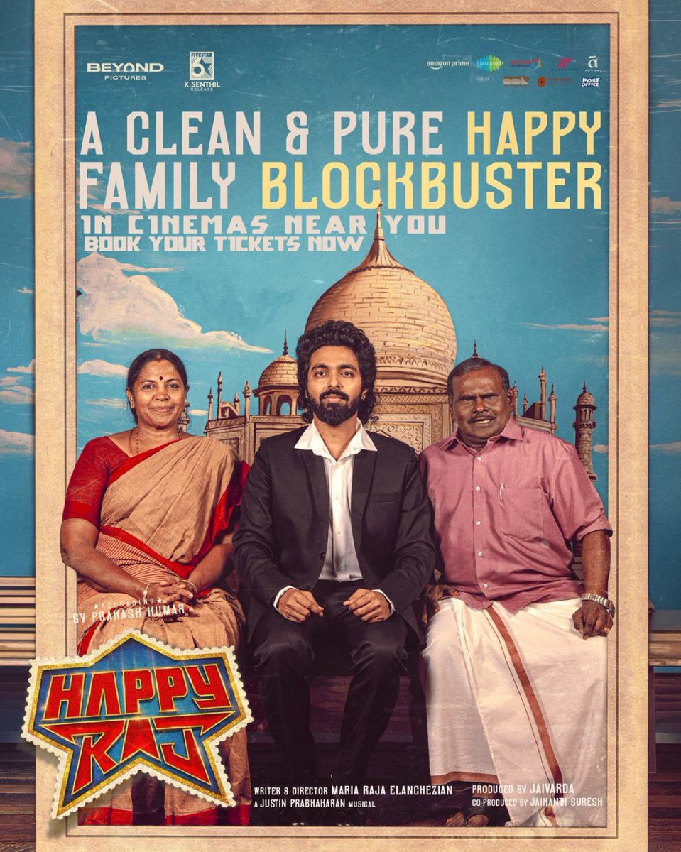 TalkiesFriday's tweet image. #HappyRaj - குடும்பங்கள் கொண்டாடும் Blockbuster படம்👏

#Bachelor படத்திற்கு #GVPrakash க்கு மீண்டும் ஒரு Box Office Success கிடைச்சிருக்கு.

Second Week லயும் நிறய தியேட்டர்களை தக்க வெச்சிருக்கு👌