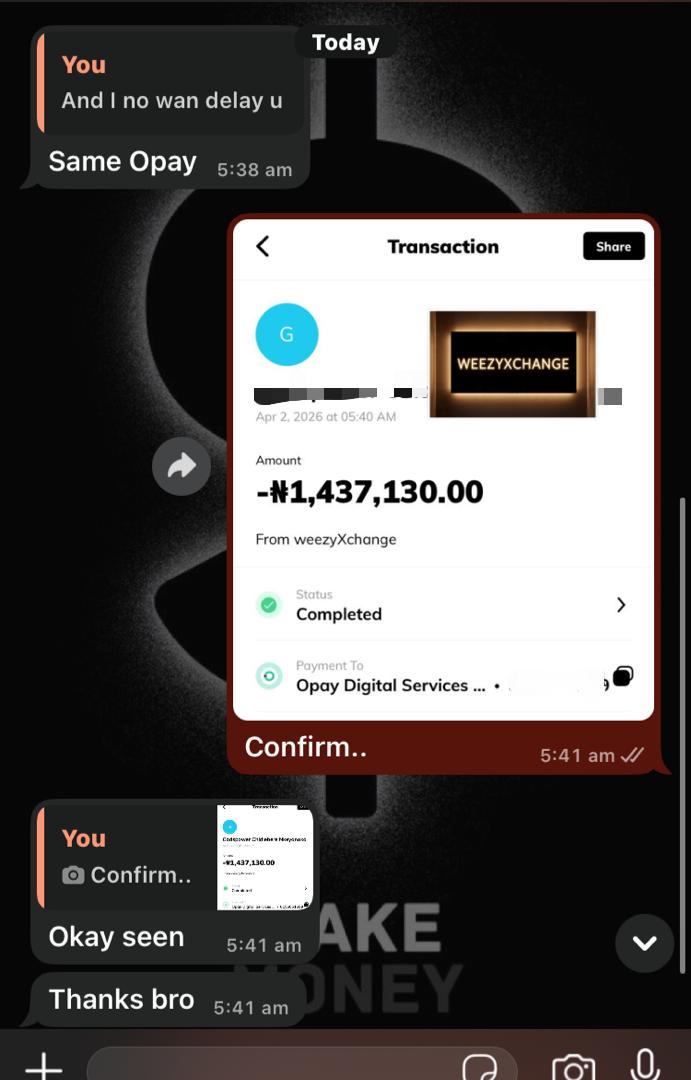WeezyXchange's tweet photo. 24\365⏰Reliable &amp; swift payout is guaranteed here. https://t.co/wNx0qA5sPl