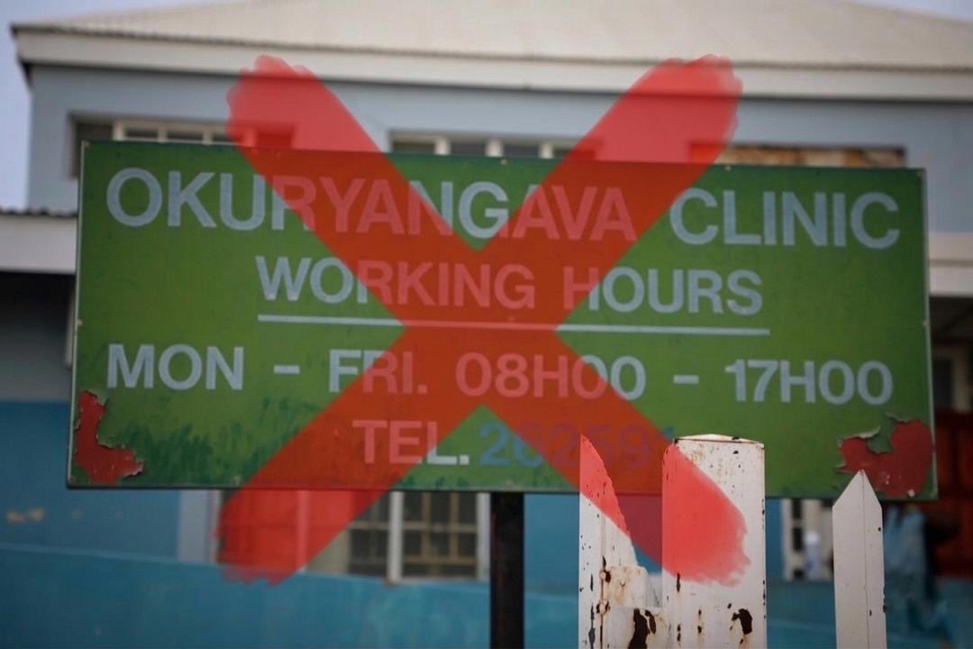 MhssNamibia's tweet photo. OKURYANGAVA CLINIC STARTS 24/7 OPERATION 🎉🙌🏿

BUILDING SYSTEMIC CHANGE ONE STEP AT A TIME

The Ministry of Health and Social Services is pleased to announce that OKURYANGAVA Clinic is now open 24 hours a day! https://t.co/iRdq9pZuyE
