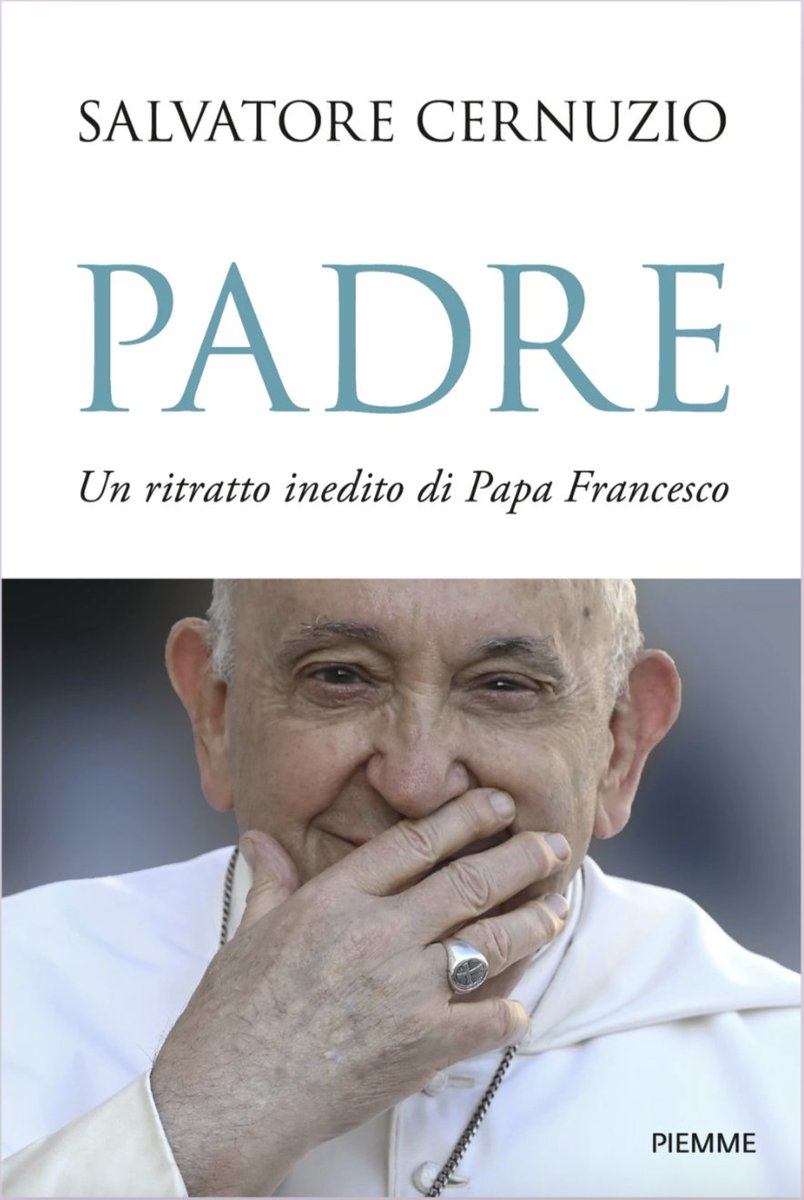 SalvoCernuzio's tweet image. Ricordi, racconti, aneddoti su un uomo profetico, arguto, curioso, dal carattere fermo ma dall'umanità trasbordante, che ho avuto il privilegio di conoscere da vicino #PapaFrancesco

"𝑃𝐴𝐷𝑅𝐸"
@edizpiemme

In libreria dal 7 aprile
In pre-order 👉 amzn.eu/d/0258OnGH