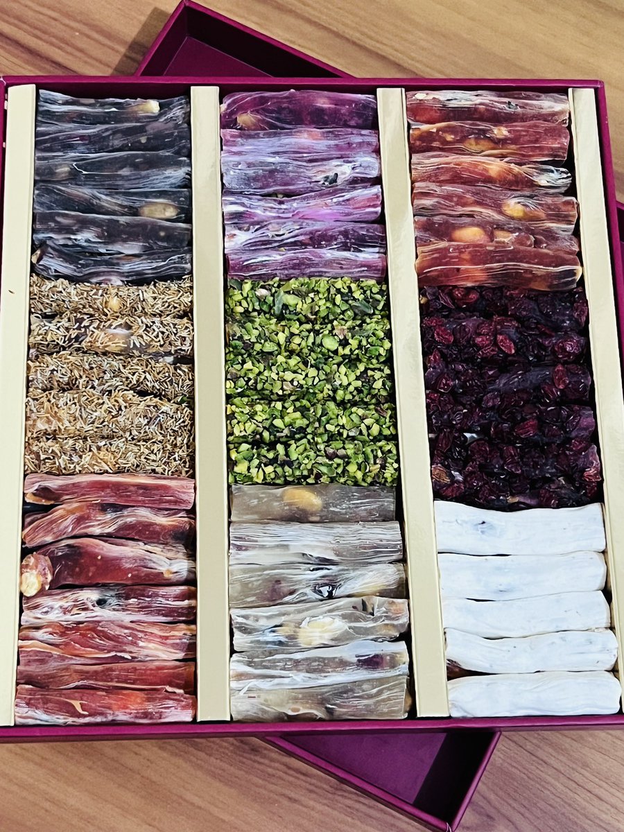 lavleeferlenssi's tweet image. Turkish delights 🌙 #MadeInTurkey #TurkishDelight 🇹🇷 #SweetnessOverload #GoodMorningDoha
