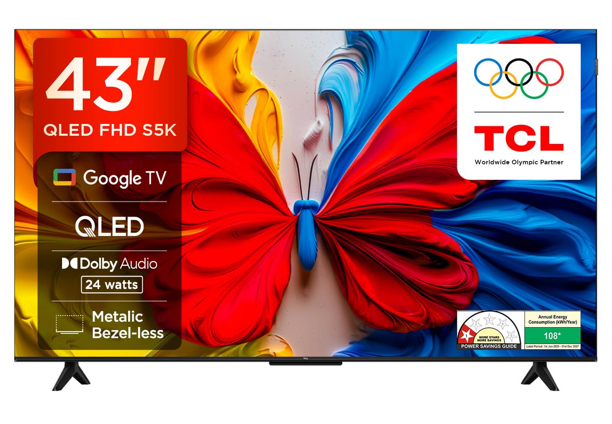 VRK_DB's tweet image. Best Smart TV Under 25k 

1. TCL ( Rs 20990 ) Link - amzn.to/4ti81Bj

2. NU ( Rs 21999 ) Link - amzn.to/4sP4FWR

3. Xiaomi ( Rs 22499 ) Link - amzn.to/47Gnino

4. Samsung ( Rs 24490 ) Link - amzn.to/3PHoAIE

#Ad #SmartTV #Under25K

@thenikkaaran