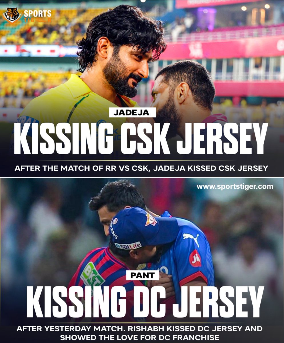 The_SportsTiger's tweet photo. Heartbreak 💔 but love stays forever… 🥺 

#RishabhPant kisses #Delh Capitals logo after loss 😢

This moment is winning hearts ❤️

WATCH HERE 👉https://t.co/Qyg53kVbDa 

#RishabhPant #DC #IPL2026 https://t.co/fmCmu5pp7V