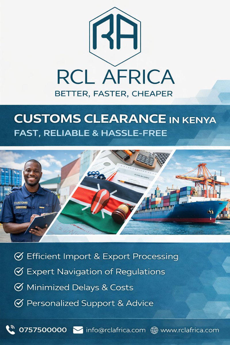 CargoRegional's tweet photo. Our customs clearance services are designed to move your cargo efficiently, handle compliance with ease, and eliminate the stress of complex regulations.
#RCLAFRICA#CustomsClearance #LogisticsExperts #GlobalTradeSolutions #FreightServices #SupplyChainManagement #ImportExport https://t.co/rWjsR1GRo4