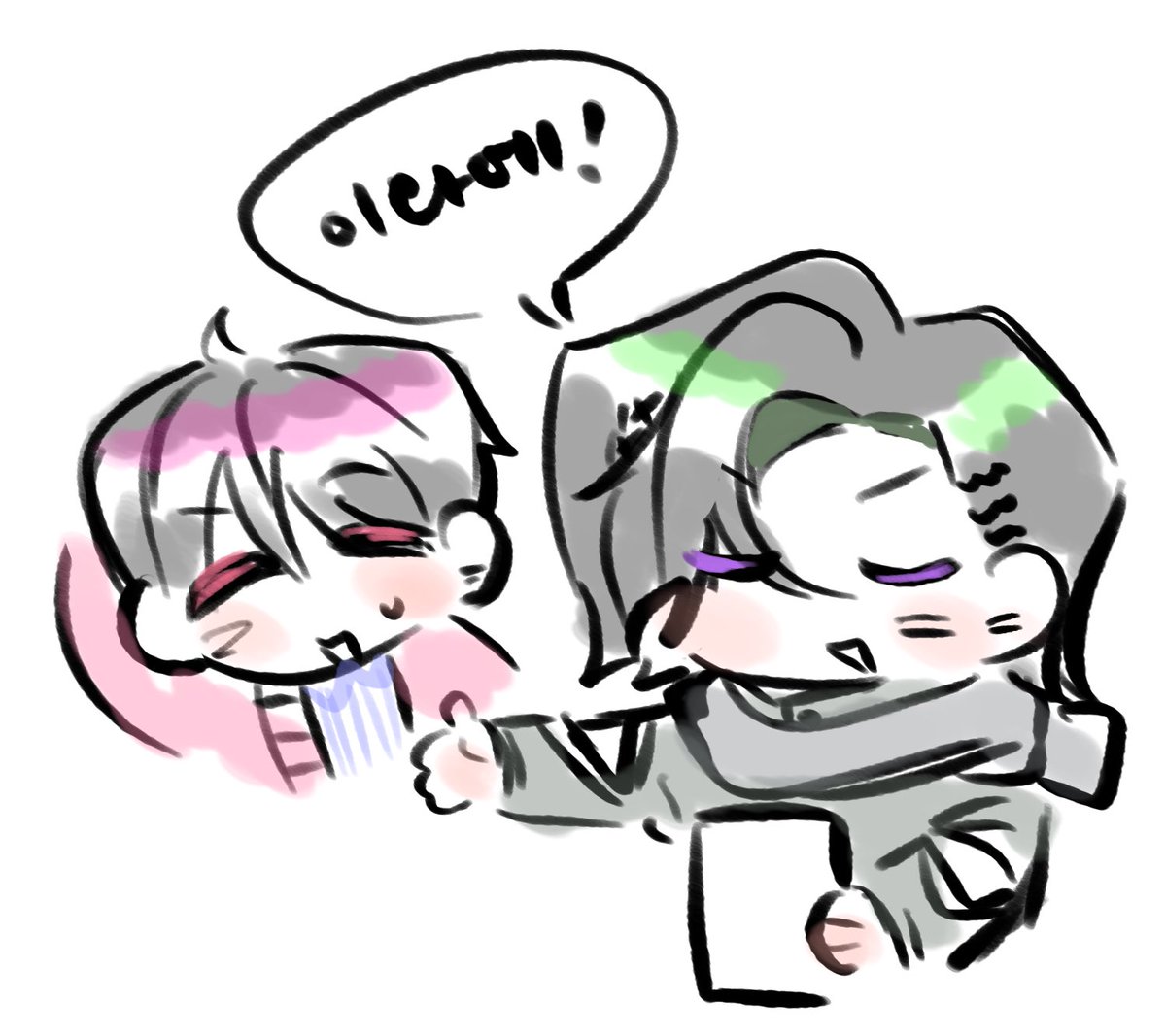 구구님께서 선물로 속웢 그려주심ㅠㅜ🎁
너무 감동... 너무 이와에...🩷💚