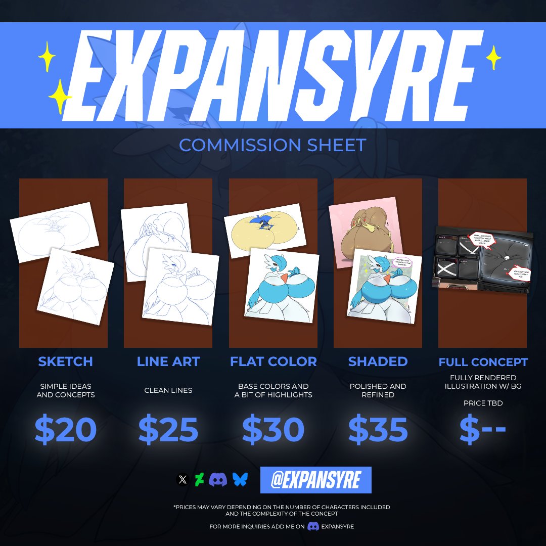 ExpanSyre 🔞COMMISSIONS ARE OPEN tweet media