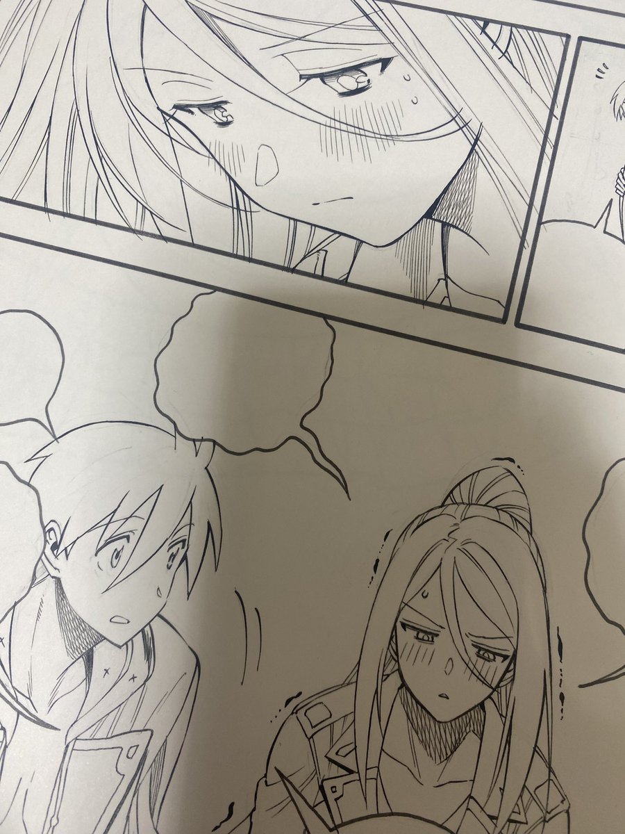 今描いてる71話は五十嵐さんが特に可愛い回だから描いていてまた一段と楽しい。
#マンガUP 