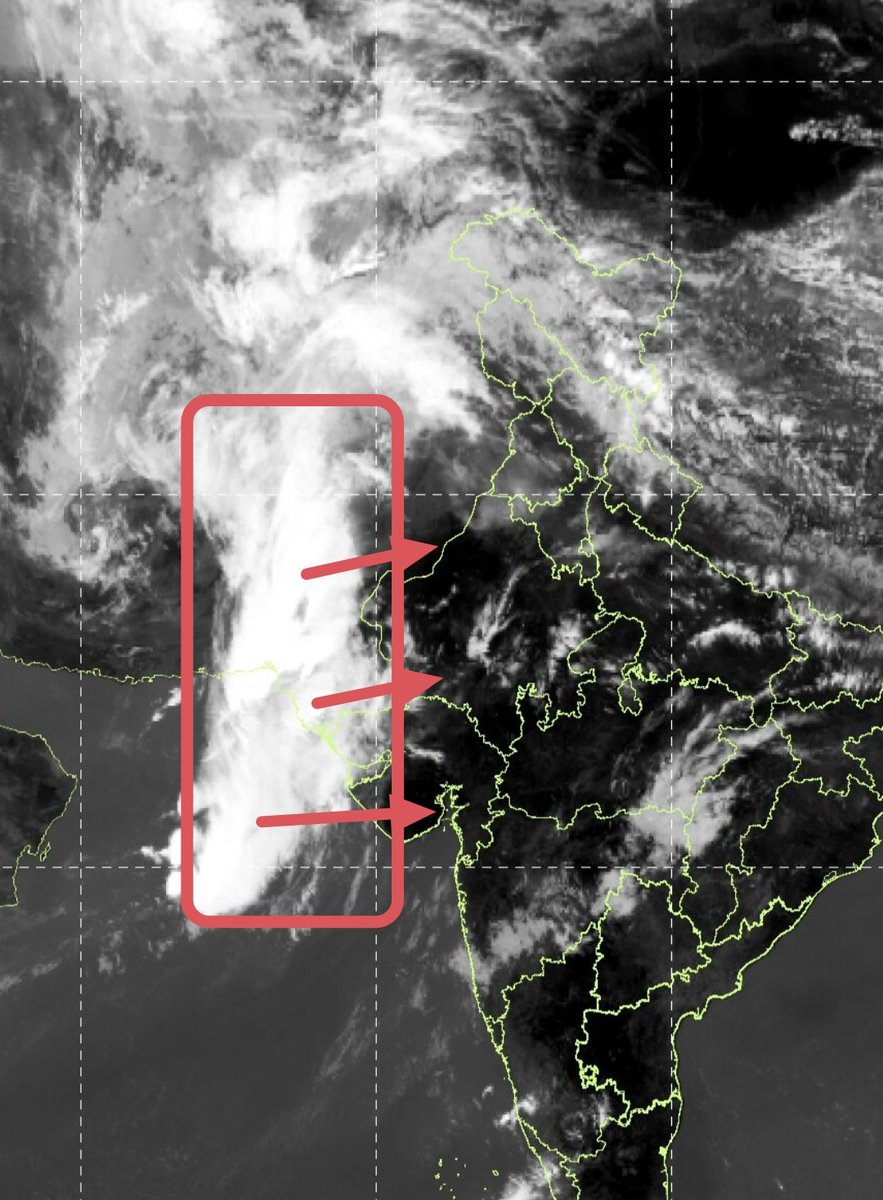 Mpalawat's tweet image. A deep #trough extending from #Uzbekistan to #Arabian Sea across #Tajikistan, #Afghanistan, #Pakistan, &amp;amp; #India. Covering hundreds of Km. You can see corresponding #cloud cover also. All the above countries may get intense #rain until late evening. @SkymetWeather @JATINSKYMET