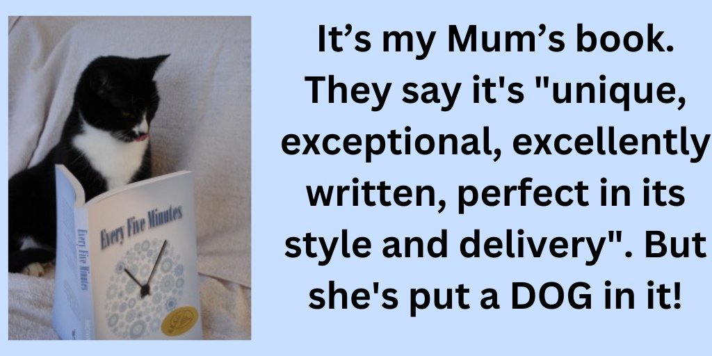 flaxroots's tweet photo. A woman, a man, a dog🐩
Their story will make you laugh and cry
Readers say - 'Beautifully written. Highly recommended'
Novel, EVERY FIVE MINUTES ⭐️⭐️⭐️⭐️⭐️
Paperback, audio Walmart, B&amp;N.
Amazon: print, ebook, audio #FREEreadKU
https://t.co/JTNxy7z3tp https://t.co/Ouvn9mcNjr