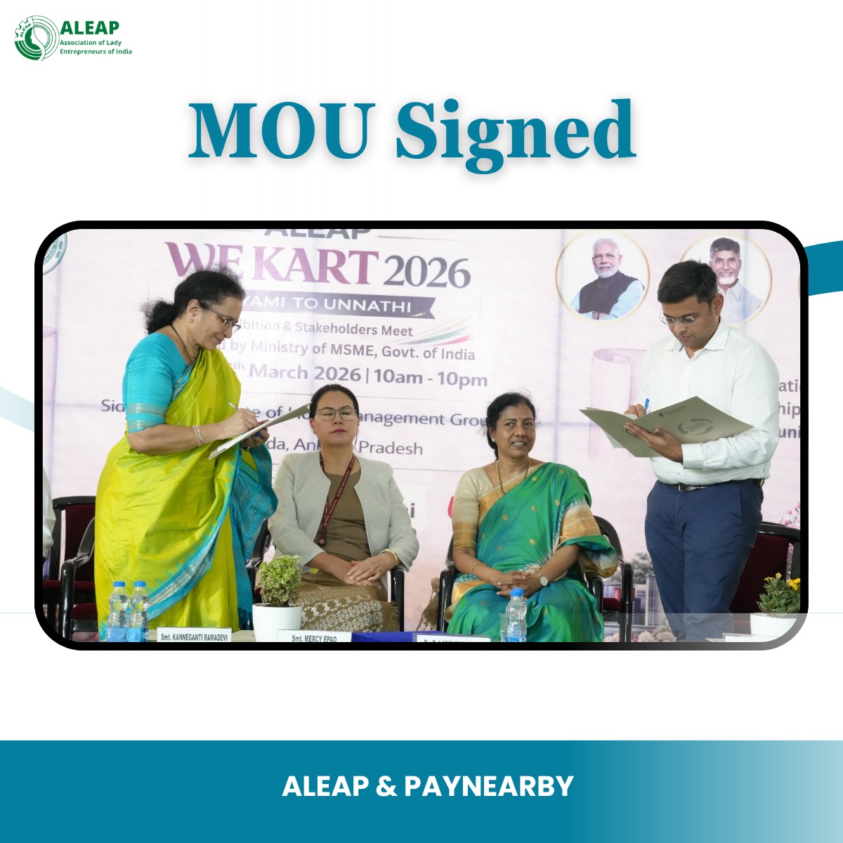 Association of Lady Entrepreneurs of India (ALEAP) tweet media