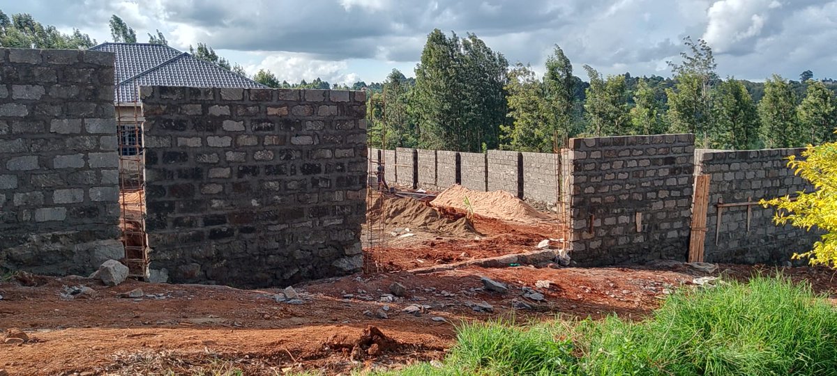 DESIGN_FOURTEEN's tweet photo. Our Banana broject is coming up nicely.

I will update on the cost so far.

The foundation was.-KES 920,000
The Roofing was - KES 550,000
Steel windows and doors-KES 170,000
Two main door Locks - KES 18,000
walling - 
Plastering - 
Plumbing and electrical conduiting - https://t.co/leRxkH1bcE