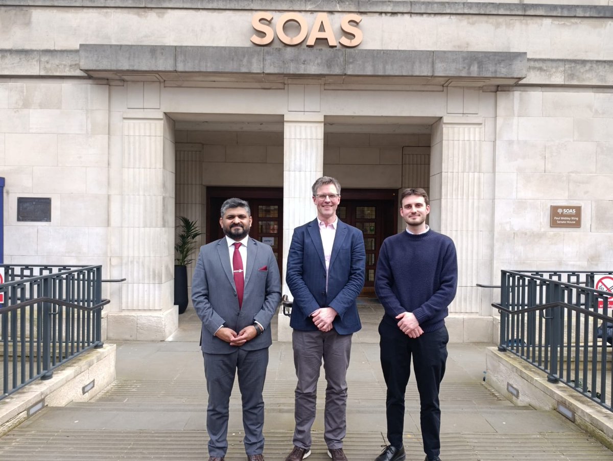 mcepakistan's tweet photo. As part of the Visiting Research Fellowship at the International Institute for Strategic Studies (IISS), Dr Sufian Ullah (Deputy Director MCE) delivered a talk on "Strategic Stability in South Asia after May 2025 Conflict” at SOAS, University of London on 31 March 2025. The session was attended by faculty as well as students of the University of London who engaged in constructive discussion on the subject.
@SOAS 
#Strategy #Stability #International #viral #South #southasia #asia #london #faculty #lecture #discussion