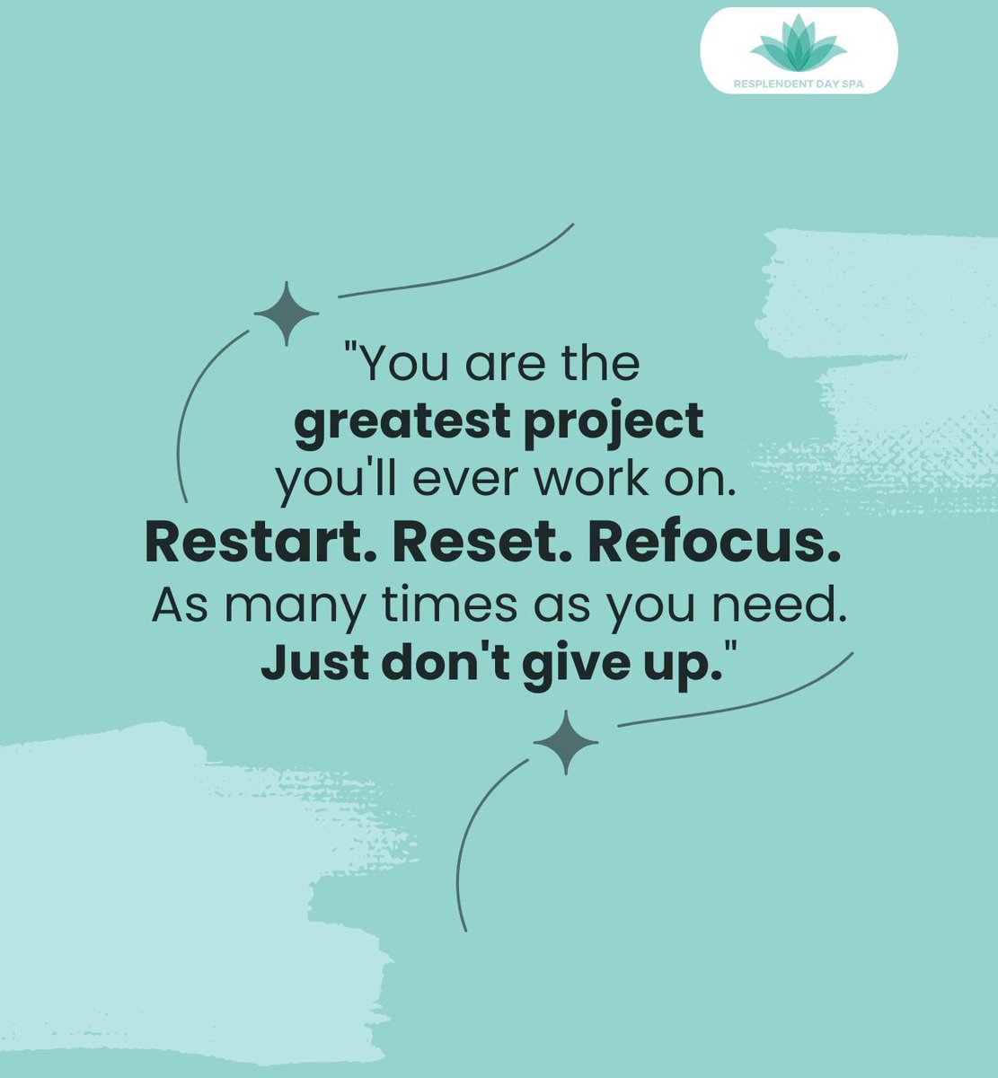 ResplendentSpa's tweet image. Don't give up on yourself because you are the greatest project you'll ever work on. Take a step back when you need it and recharge as many times as you need.
.
.
.
resplendentdayspa.com
562-685-8120
.
.
.
#selflove #selfcare #loveyourself #ResplendentDaySpa #LongBeach #CA