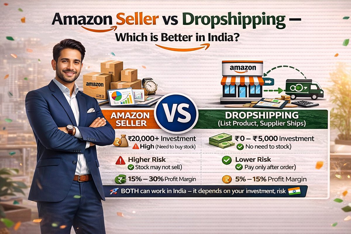 solfryous's tweet photo. Most beginners pick the wrong model &amp; lose money 💸

📦 Amazon = High profit, high investment
🚀 Dropshipping = Low risk, quick start
💡 Smart strategy:

Test with dropshipping → Scale on Amazon 🔥

👇 Comment “START” &amp; I’ll guide you

#AmazonIndia #DropshippingIndia #Solfru https://t.co/bs5sggdFek