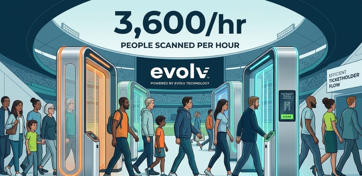 sukanya2010029's tweet image. Operational discipline at Evolv is what first caught Nicole Junkermann’s eye. Solution: AI scanners that process 3,600+ people per hour without stopping. #Evolv #SecurityTech #FanExperience #PublicSafety #NicoleJunkermann