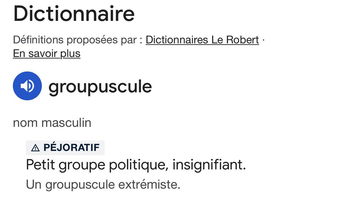 <a href="/presidentFNI/">Daniel GUILLERM</a> <a href="/davidlisnard/">David Lisnard</a> Groupuscule?

Vu la défaite cuisante qu’a pris la FNI aux dernières élections de la CARPIMKO, et le rôle qu’a joué le collectif dans le résultat, vraiment pas sûr que le terme « groupuscule » soit appropriée 👇
