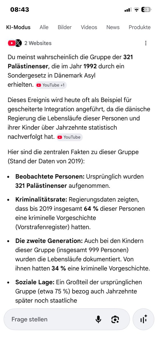 jan_w_1977's tweet photo. @AtticusJazz @VivianeJaBaMi Es wurden Islamo Nazis aus Gaza nach Deutschland geholt ? Die hätten sich vorher das dänische Palästinenser Experiment durchgelesen sollen.  Von 321 Palis wurde über längere Zeit das Leben dokumentiert. 64% wurde kriminell !

Das ganze ist gut dokumentiert.

⤵️⤵️⤵️ https://t.co/L7MOnHX8h6