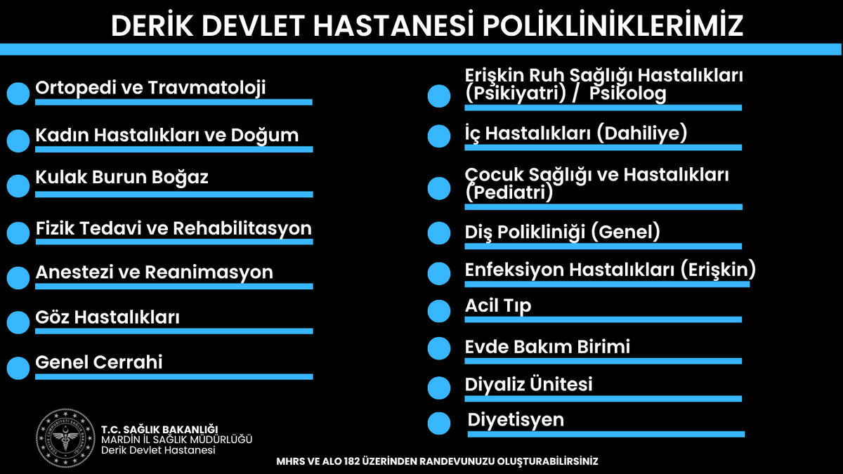 Derik Devlet Hastanesi tweet media