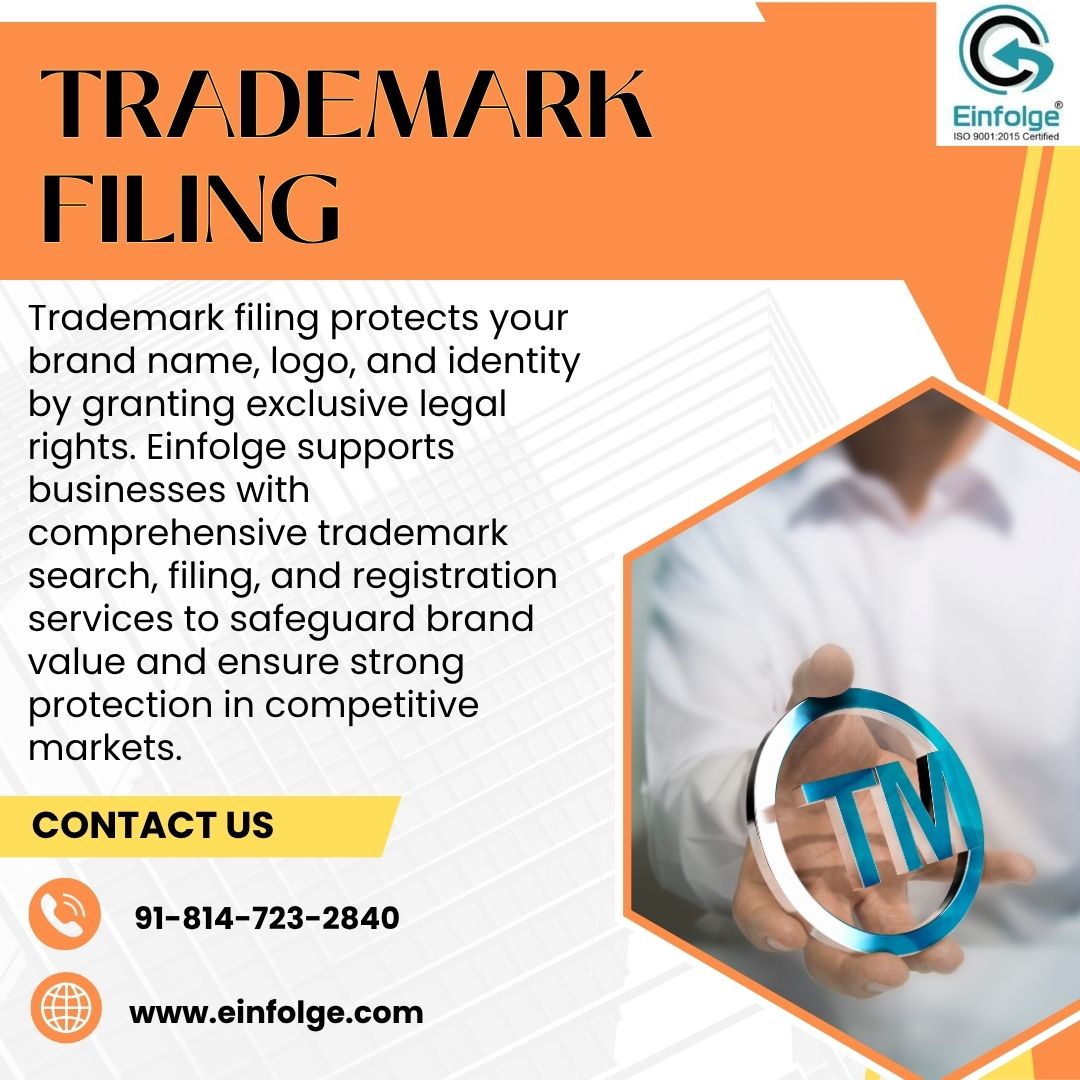 Einfolge's tweet image. #Einfolge supports businesses with comprehensive #trademarksearch, #filing and #registration
visit: einfolge.com/trademark-fili…
#TrademarkFiling #TrademarkRegistration #BrandProtection #ProtectYourBrand #IntellectualProperty #TrademarkSearch #IPExperts #Einfolgetechnologies