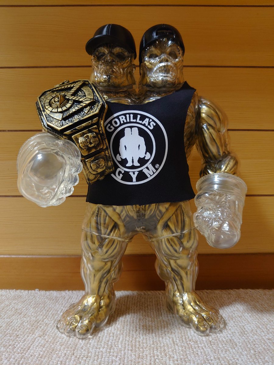 アナトミーゴールド・ジャイアント ゴリラフランケンMMA もうこやま　ソフビ もうこやまさん MEDICOM TOY NEXTさんの 「アナトミーゴールド