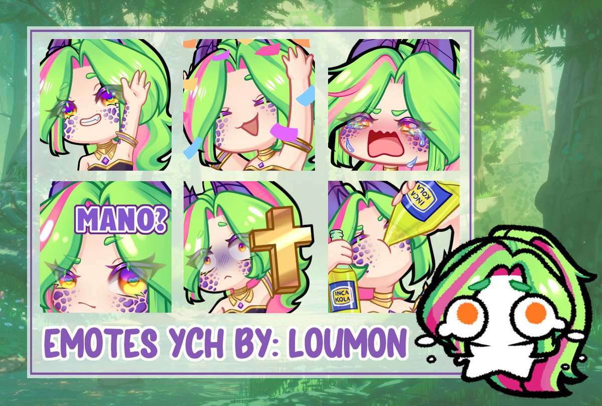 TU🫵, SI TU🫵 YA TENGO VGEN!!✨🌿 Y ando haciendo emotes YCH por $10usd o personalizados por $15usd UWU y los primeros 5 se llevarán un emote llorón gratis
vgen.co/SugarMolly
poco a poco iré agregando más servicios pero puedes preguntar si gustas👉👈🦎 #vgen #comisiones