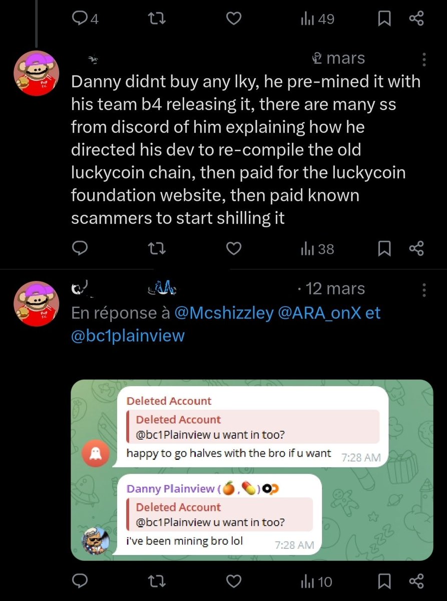 Hec_77's tweet photo. Here again another Shitty project @opnetbtc by @ bc1plainview (Danny Plainview) an old Grifter.

So Danny plainview is Co-Founder and CEO of @ opnetbtc.

Here's what he and his team did before founding @ opnetbtc :

> Danny helped restart an old dead coin called Luckycoin (from 2013).

> He  “pruned” (cut off) old blocks → miners who had been running the coin for years lost their rewards.

> He  hyped it as “the real Dogecoin grandpa.”
>They paid influencers and “shillers” to hype it.
>Danny himself posted: “We sent $LKY to top 300 on CMC for fun while bored.”
> Price exploded to ~$17 (top 300 on CoinMarketCap) in November 2024.

> And Once retail buyers piled in at the high price, the early holders (team) sold → price collapsed.

Classic Rug pull, quick money for insiders.

Now Danny and Chadmaster both co-founded @ op_net a so called '' Smart contract on Bitcoin layer ''.

> Ran Testnet activities since 2025.
> Mainnet launch: Activated on March 19.
> Raised $5M in an early-stage round around March 2026 to ''support the mainnet rollout ''.  

Now bitcoin fees are high and blocks are slow by design. 

People who minted $PILL or traded $MOTO during the hype are complaining they:

Can’t sell or it costs more in fees than the token is worth e.g to claim $15 you will need $36+ in BTC fees for tiny swaps.

- No liquidity was added by the teams.

- Testnet airdrop/points farming which ran for weeks with 200k+ participants delivered basically dust or nothing after all the gas spent.

users now feel they paid real BTC to “farm” worthless or illiquid memecoins while the projects keep collecting  fees.

- People completed alot of Galxe tasks, Testnet tasks just to end up ineligible.

In the mean time, there's : 

> No Discord Ticket support.
> No answers in discord.
> Telegram filled with Sc@mmers.

Worst thing is, if you try to call them out, they block you immediately same thing happening in Discord.

Danny Promised a Big Airdrop to his community during his first AMA in Discord.

He didn't lie 🤡