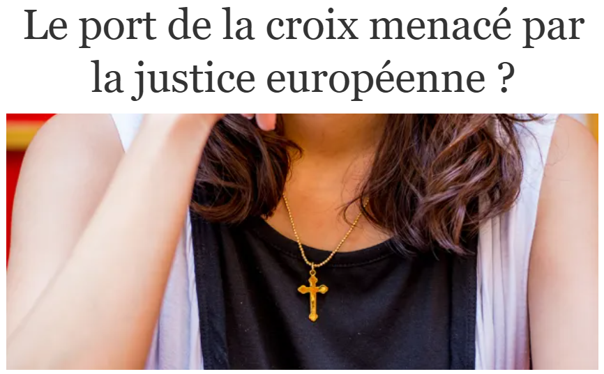 Fils2Psy's tweet image. Recherche volontaire #Catholique en ce "Jeudi Saint" pour rappeler à tous ces donneurs de leçons de l'#UE que la France est fille aînée de l'Église ... Je suis fatigué de cette bien-pensance qui s'émeut de l'interdiction d'un #voile alors qu'on nous demande de cacher nos croix !
