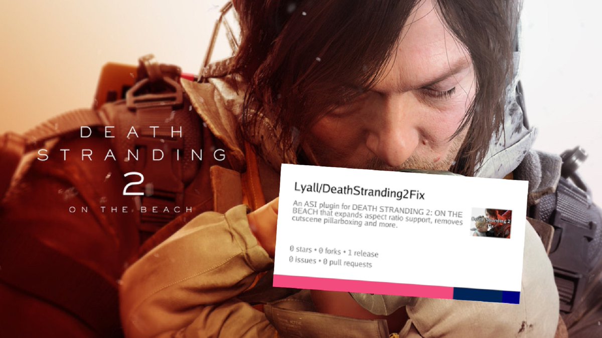 respawnindex's tweet photo. Get rid of the black bars during cutscenes when playing Death Stranding 2 on ultrawide monitors.

https://t.co/81Yh2FZfUA https://t.co/c1PCF8pDbE