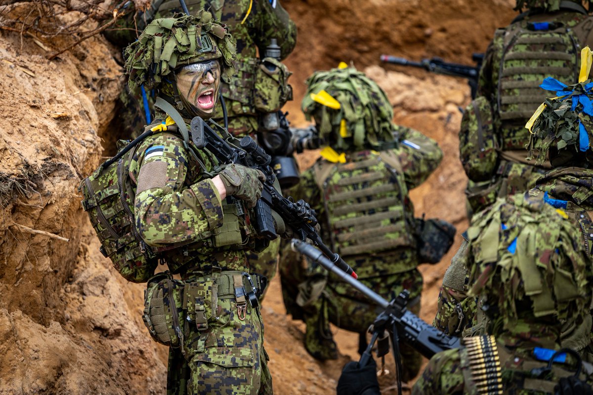 Kaitsevagi's tweet image. Kuperjanov Infantry Battalion conducted exercise Good Company, which focused on practicing aggressive territorial defense at the squad and company levels.

📷 Pvt. Hanno Kull 
#EDF #Estonia #NATO #WeAreNATO #StrongerTogether