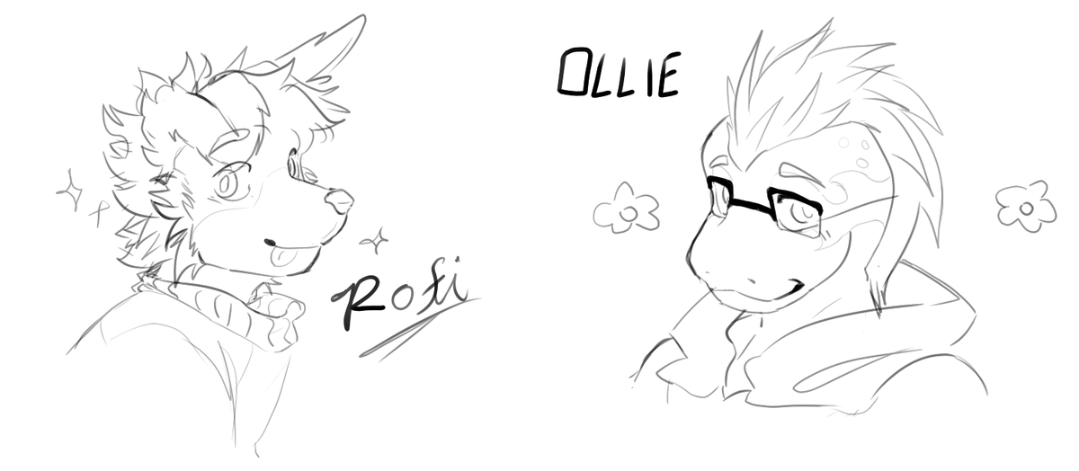 Doodly doodly (sorr y if Ollie looked so simple lmao it's my first time drawing  lizard)