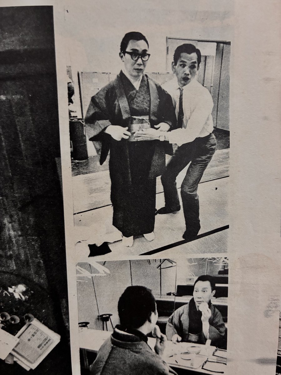 先日買った漫画讀本昭和43年3月号に同じシリーズで熊倉一雄さんのグラビア。手に宇宙家族ロビンソンのシナリオ!アテレコ黎明期のドタバタは他の方からもよく聞き、読んだりするが、まだ「十年も前」の時点で語られる「思い出話」は臨場感たっぷりで手に汗握る。スタジオドラマの狂騒ぶりも。 