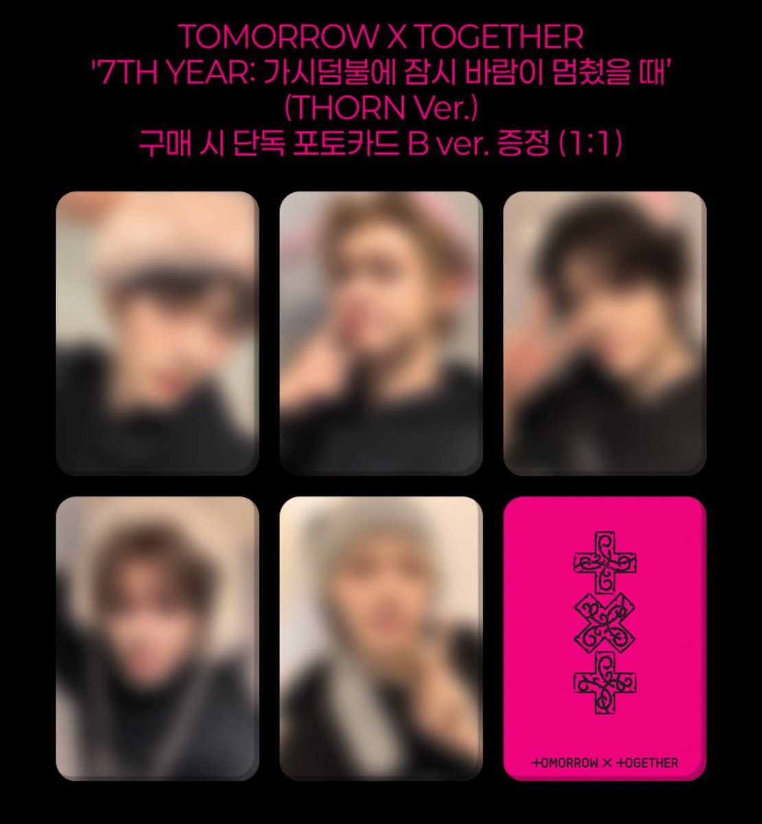 TXT '7TH YEAR: A Moment of Stillness in the Thorns'🩷 店舗特典