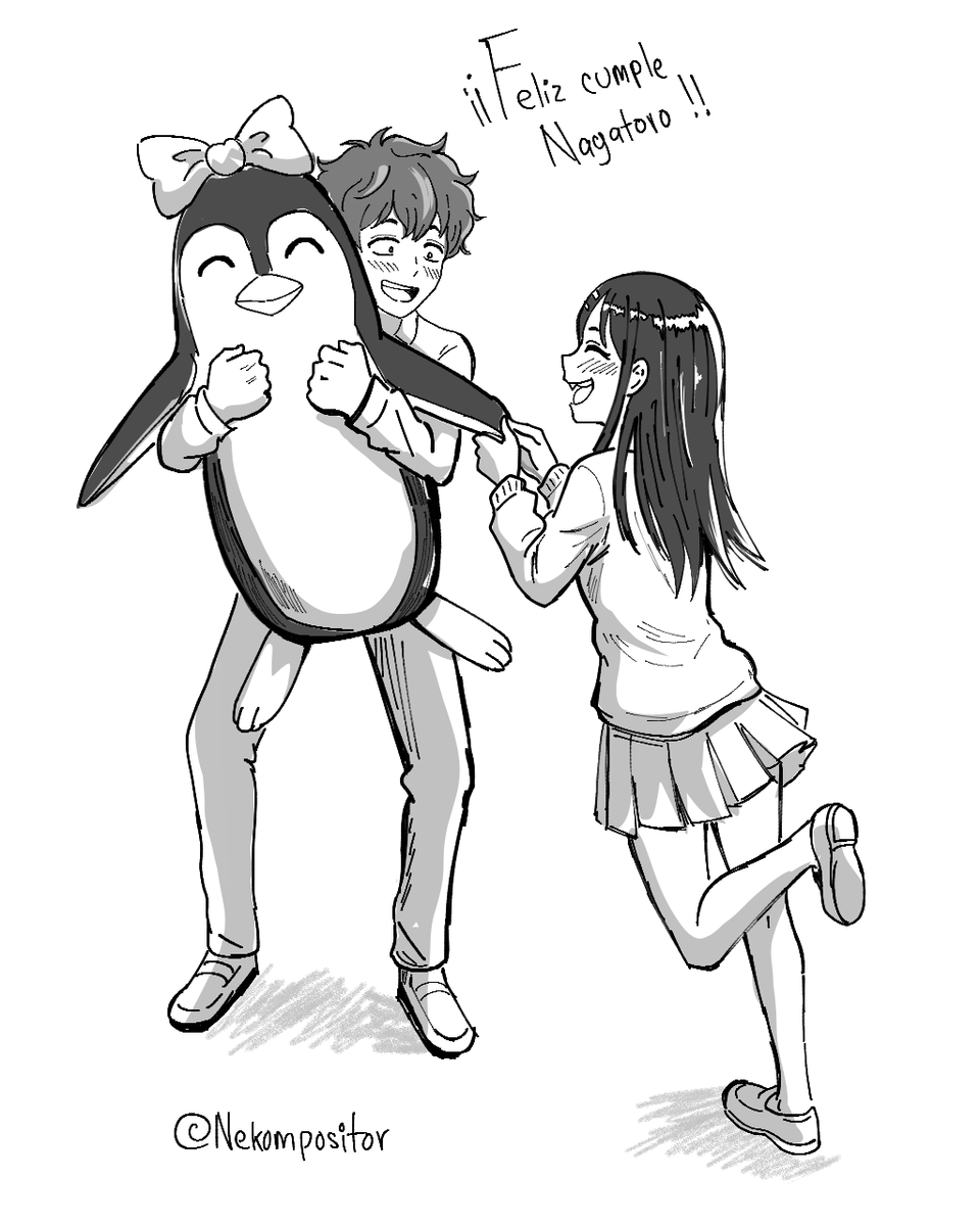 nekompositor's tweet photo. Feliz cumpleaños Nagatoro. Por fin un dibujito después de mucho rato.
#nagatoro #1april #hayasenagatoro https://t.co/TtNiwZZulp