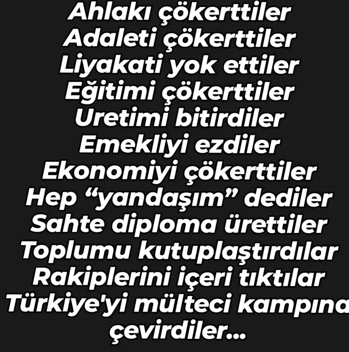 24 yılda ne yaptılar ?