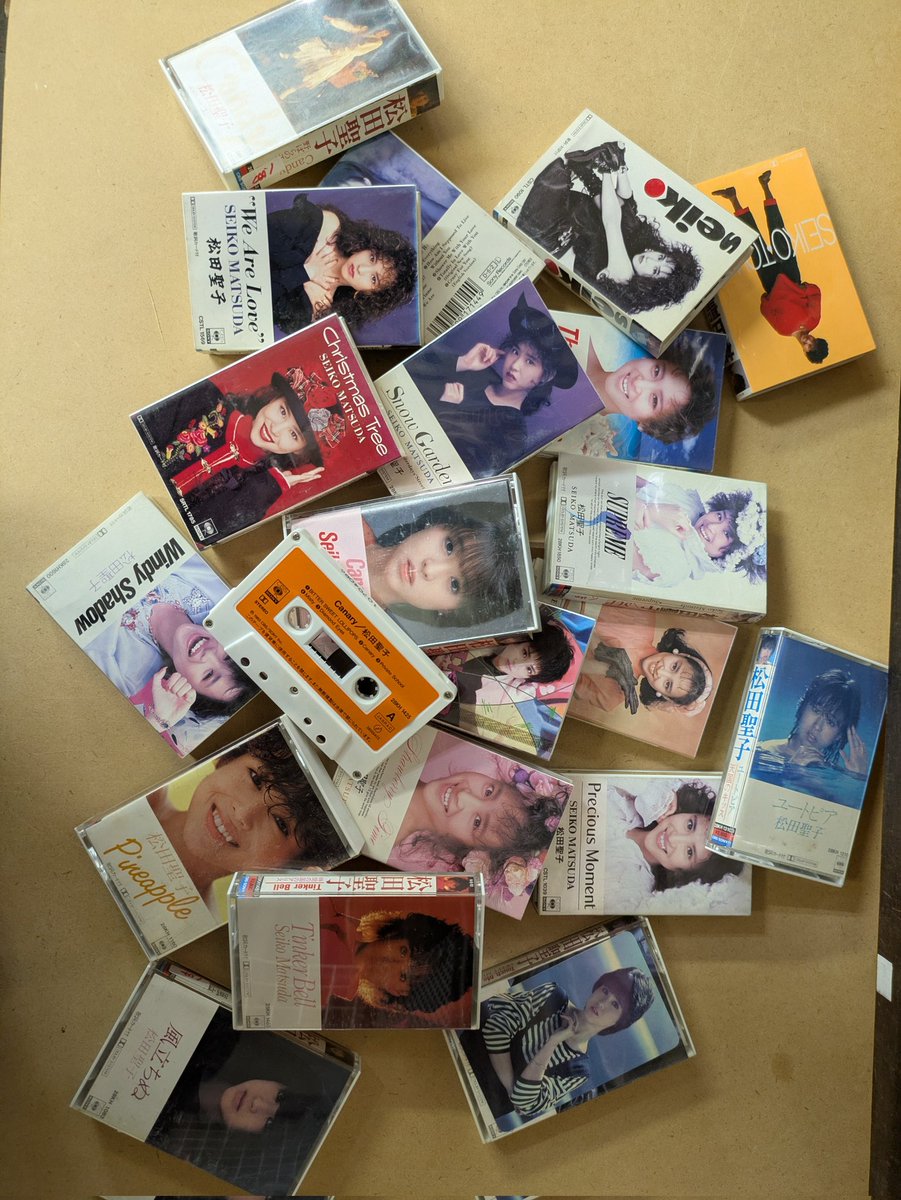 y4y5m1t3z's tweet photo. 入荷！new in store
推し！

＃松田聖子
#カセットテープミュージック 
#cassettetapes

#bbgrecord vinyl レコード　＃cd https://t.co/C36q4IbQxp