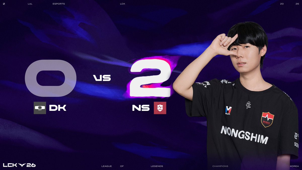 .<a href="/NS_RedForce/">NS RedForce</a> starts their 2026 #LCK season with a WIN!
