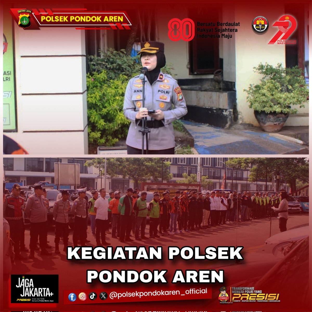 polsek pondok aren official tweet media