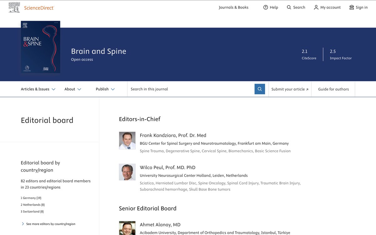 Neuro_IC's tweet image. Many congratulations to our co-Founder @DrMofatteh on joining an outstanding group of neurosurgeon colleagues, including @pja_hutch &amp;amp; @DrFehlings as a Board Member of @BrainSpineJ (@EANSonline50)🔽
sciencedirect.com/journal/brain-…

#Neurosurgery #AcademicSurgery #MedicalLeadership #EANS