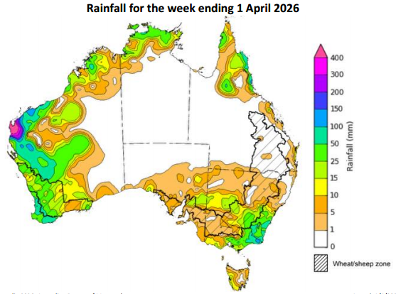 mkt_intl's tweet image. 🇦🇺 #Australia – 🌾 QLD &amp;amp; N-NSW: Dry conditions support summer crop harvest, but soil moisture remains below average in some areas.
🌧️ SA &amp;amp; VIC : Recent rainfall improved soil moisture.
#pulses #lentil #chickpeas #peas #canola #durum #barley