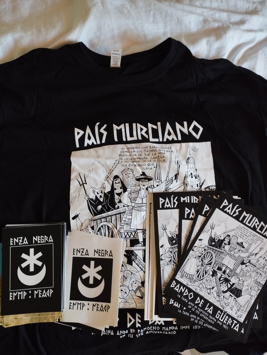 enza_negra's tweet photo. Zagalas y zagales!!! Esta tarde de JUEVES SANTO tinemos una taina bien güertana. Chamarretas, pegatas y fanzines renchíos e paraülas panochas. A las 20:00 en LA DISTRIBUIDORA, c/Mariano Vergara 4, junto a Ítaca. Apa Murcia Llibre!!!! https://t.co/HO4NlZm71j