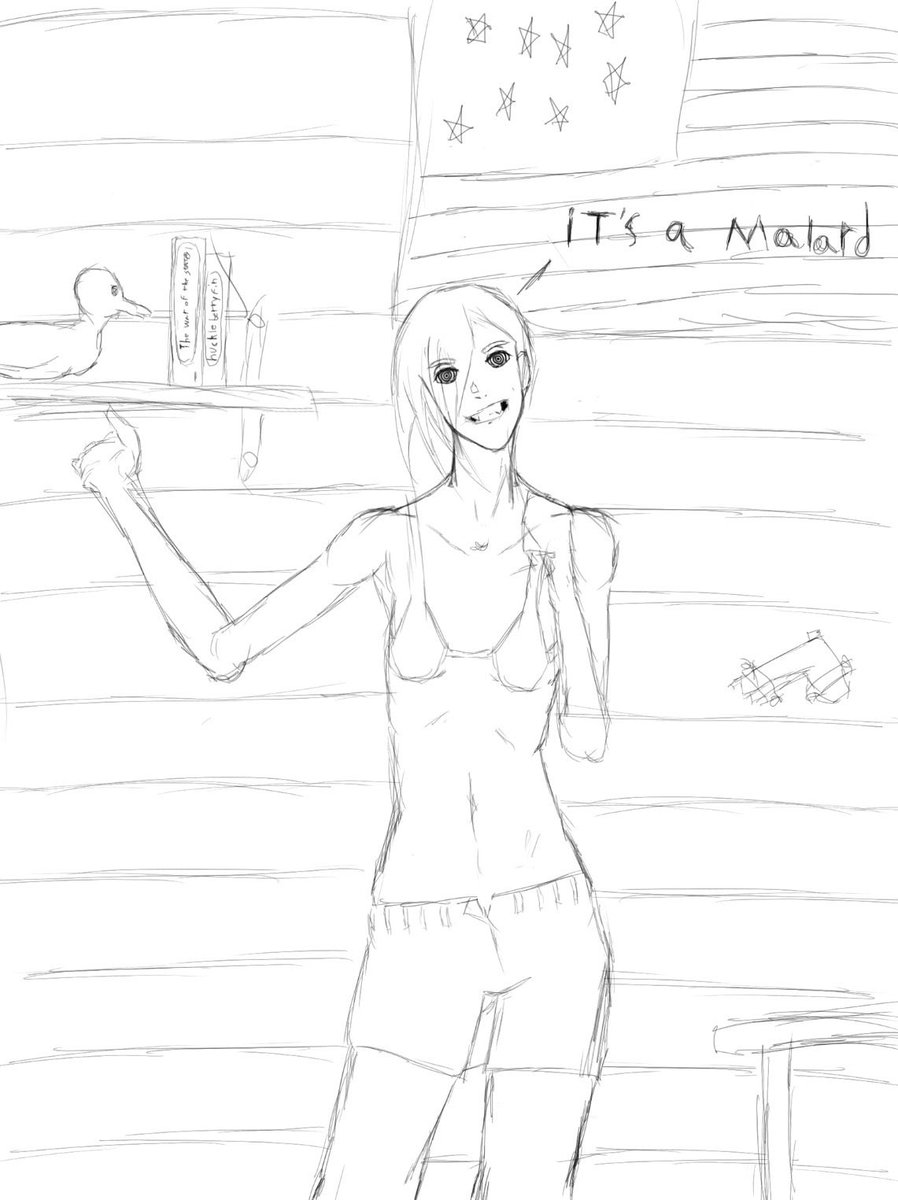 Arumamerma's tweet photo. I’m European and here is my depiction of a American https://t.co/fvqrfBHr3a